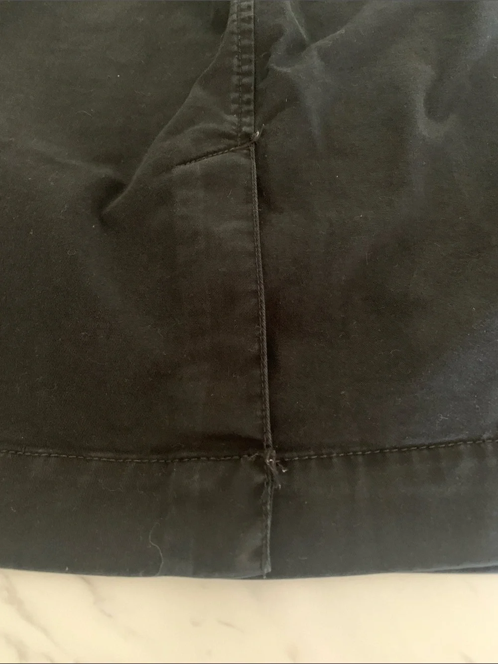 Old Navy Black “Mini” Skirt with Front Pockets
